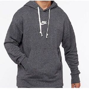 Nike Cotton Graphite Sportswear Heritage Hoodie Sweatshirt sz L New